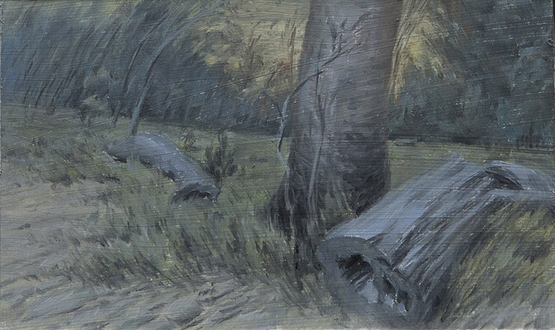 Oil Sketch for Fallen Timber by Scott  Breton | Lethbridge Gallery